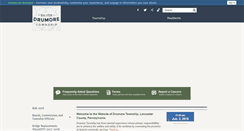 Desktop Screenshot of drumoretownship.org