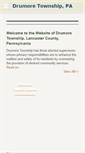 Mobile Screenshot of drumoretownship.org
