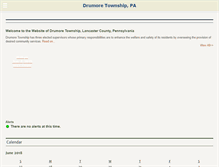 Tablet Screenshot of drumoretownship.org